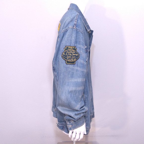POLO RALPH LAUREN New 3XLT Denim Jean Jacket NWT TAGS XXXL BIG & TALL RL TIGERS - Picture 6 of 16